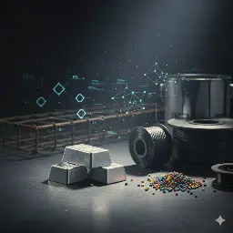 Industrial raw materials and metal fabrication processes for large-scale construction and manufacturing supply chains.